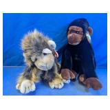 TY Beanie Babies Cha Cha & Congo Plush Pair