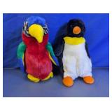 TY Beanie Babies Jabber & Waddle Plush Pair