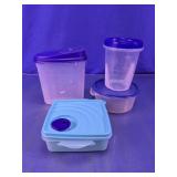 Tupperware Plastic Food Container Set