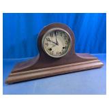 Wooden Mantel Wind-Up Clock