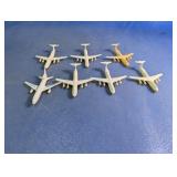 Vintage Plastic Toy Airplane Set