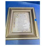 Framed Psalm 121 Inspirational Wall Print