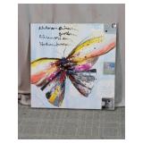 Abstract Butterfly Canvas Wall Art