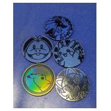 Pokemon Plastic Collector Coins