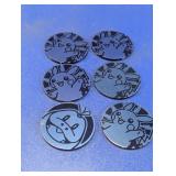 Pokemon Pikachu & Fuecoco Plastic Coins