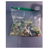 Assorted Vintage Glass Marbles Collection Lot