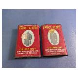 Vintage Prince Albert Crimp Cut Tobacco Tins Duo
