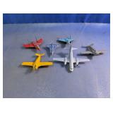 Vintage Die-Cast Metal Toy Airplane Lot