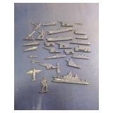 Assorted Military Plastic Game Pieces