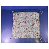 Quilted Floral Chair Cushion Pad