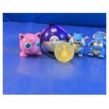 Pokemon Tape Dispenser, Keychain & Figures