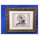 Framed Christmas Santa Wall Art