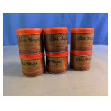 Vintage Blue Magic Pressing Oil Tins Lot