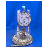 Porcelain Column Mantel Clock