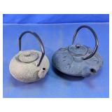 Japanese Style Metal & Glass Teapots