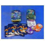 Pokemon Mini Tins, Sleeves & Battle Spinner Set