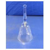 Etched Glass Hand Bell