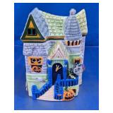 Ceramic Haunted House Halloween Cookie Jar