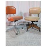 Vintage Mid-Century Rolling Office Chairs