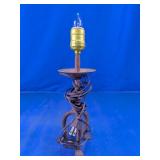 Rustic Metal Table Lamp Base