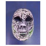 Hand Painted Reptile Scale Full Face Mask