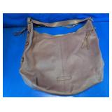 Lucky Brand Brown Leather Hobo Shoulder Bag