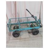 Steel Mesh Garden Utility Wagon