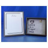 Dry Erase Memo Board & Pet Photo Frame Set