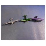Vintage Diecast Airplanes Trio