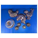 Rooster, Fish & Bundt Mold Assortment
