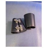 Leather-like Gear Cuffs with Metal Latches