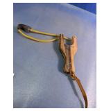Wooden Slingshot With Wrist Lanyard