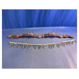 Christmas Paper Garland & Beaded Trim Lot