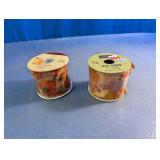 Autumn Print Craft Ribbon Spools