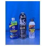 A/C Recharge, Speed Compound & Carb Cleaner