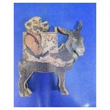 Vintage Wooden Balking Mule Mechanical Toy