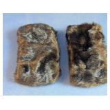 Faux Fur Wrist Cuffs / Hand Warmers