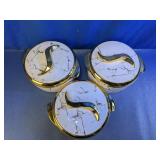 Marble Pattern Insulated Casserole Set
