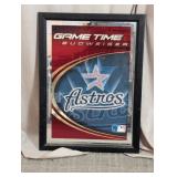 Budweiser Houston Astros Game Time Mirror Sign