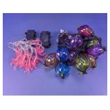 Flamingo & Iridescent Bulb String Lights Lot