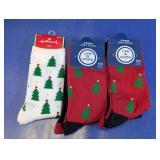 Life is Good Hallmark Christmas Crew Socks