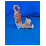 Decorative Stretching Cat Figurine