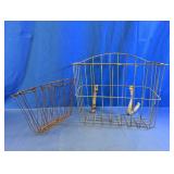 Wire Bicycle Basket Set
