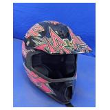 Fulmer Youth Small Pink Graphic Motocross Helmet
