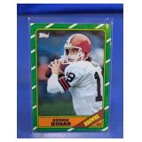 ROOKIE CARD 1986 TOPPS BERNIE KOSAR