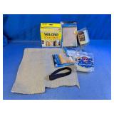 Assorted Surface Protectors & Velcro Tape Lot