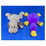 2 Ty Pillow Pals Plush Toys