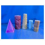 Decorative Scented Pillar Candle Assortment