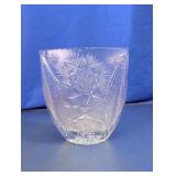 Cut Glass Decorative Vase