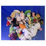 Large Lot of Stuffed Animals